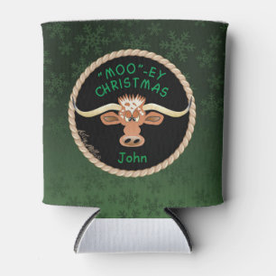 Porta-lata Touro Longhorn Cômico