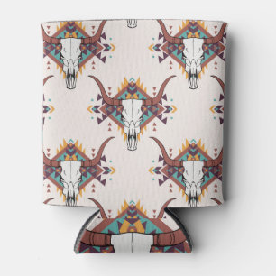 Porta-lata Touro Tribal Caveira: Boho Sem Semente
