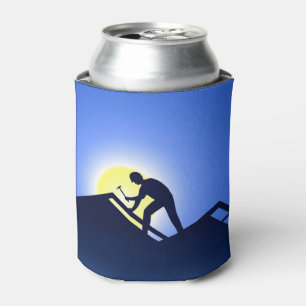 Porta-lata Trabalhador de telhado