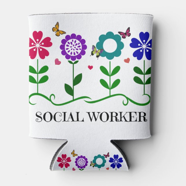 Porta-lata Trabalhador Social (Frente)