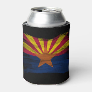 Porta-lata Traço do pincel do estado da arizona, sinalizador