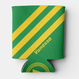 Porta-lata Trechos Tropicais de Palma Retroativa com Nome