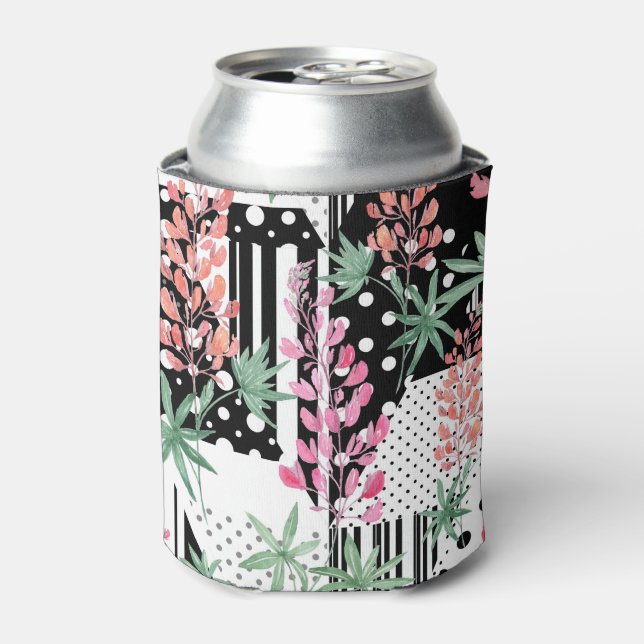 Porta-lata Tremoços sobre fundo preto-e-branco (Can Front)