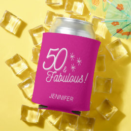 Porta-lata Trendy Pink 50 E Fabuloso Aniversário