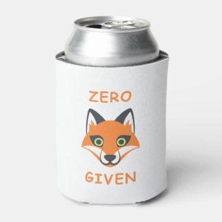 Porta-lata Trendy Zero Fox dada frase Emoji Cartoon