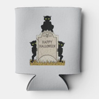 Porta-lata Três Diabinhos Feliz Halloween