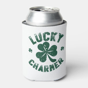 Porta-lata Trevo Lucky Charmer Engraçado Dia de São Patrício