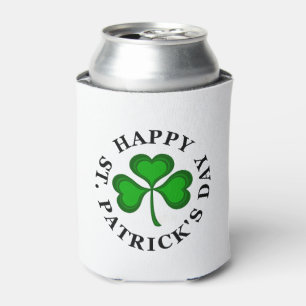 Porta-lata Trevo Verde FELIZ DIA DE SÃO PATRÍCIO