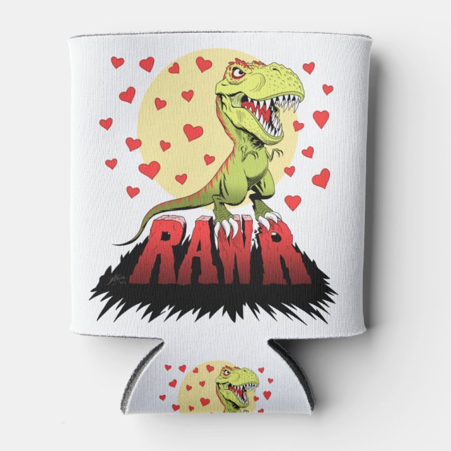 Porta-lata Trex Rawr (Frente)
