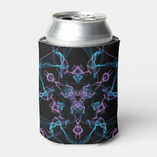 Porta-lata Triângulo Azul e Roxo Mandala