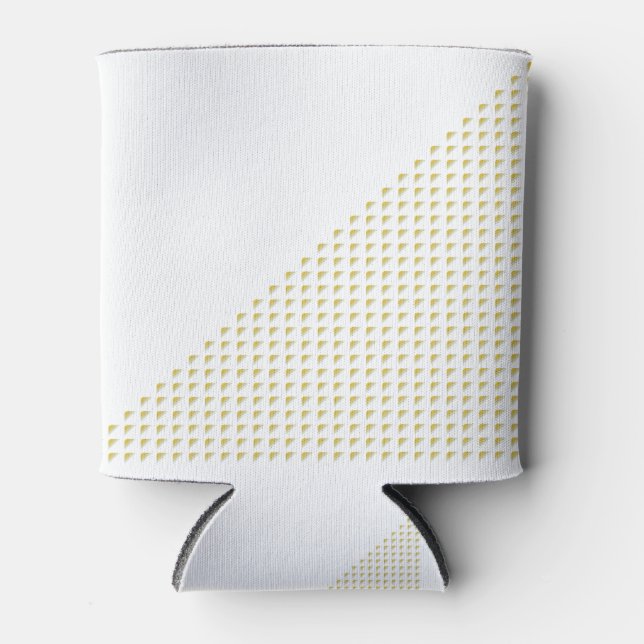 Porta-lata Triângulo com triângulos em 3D (Frente)