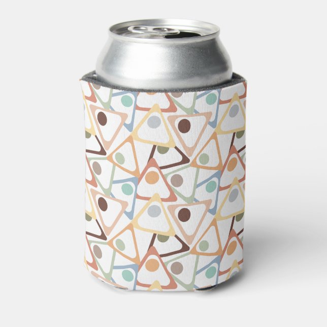 Porta-lata Triângulos Pequenos de Pastel (Can Back)