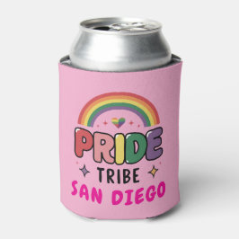 Porta-lata Tribo do Orgulho Arco-Íris LGBTQ+ Colorida Persona
