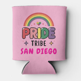 Porta-lata Tribo do Orgulho Arco-Íris LGBTQ+ Colorida Persona