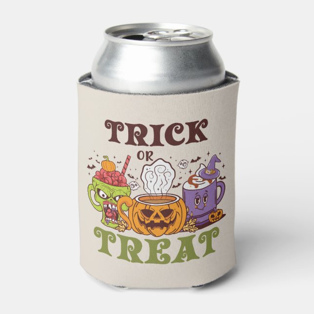 Porta-lata Trick Ou Trate O Café (Can Front)