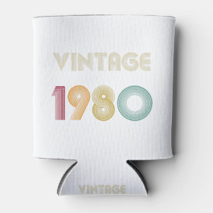 Porta-lata trinta e nove de 39th anos vintage 1980 do