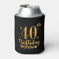 Tripulação de aniversário de 40 anos Engraçada Com