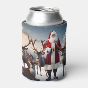 Porta-lata Tripulação de papais noeis: Pai Natal Possui Renas