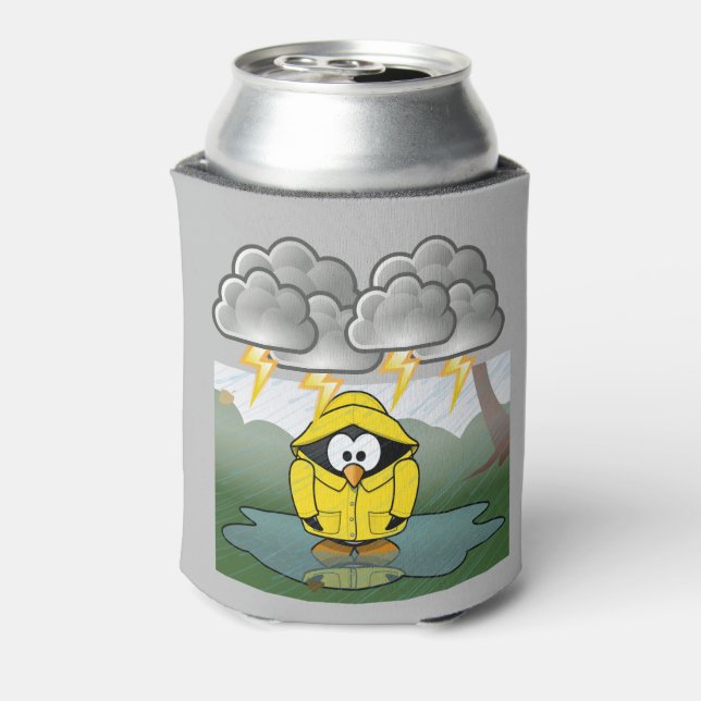Porta-lata Trocando Rainy Day Pinguin Thunder_Cove (Can Back)