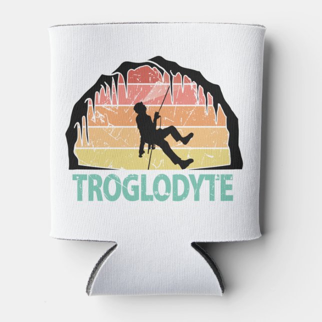 Porta-lata Troglodyte - Espeleologia Engraçada (Frente)