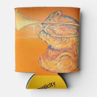 Porta-lata Trombone: Urso e Coelho