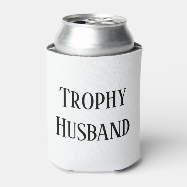 Porta-lata Trophy Husband Christmas Gift Can Cooler (Can Front)