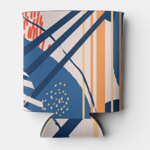 Porta-lata Tropical Floral: Cabeçalho Moderno