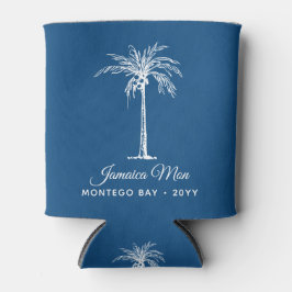 Porta-lata Tropical Palm Tree Personalized