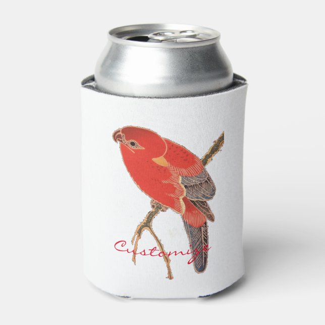 Porta-lata Tropical Red Parrot Thunder_Cove (Can Front)