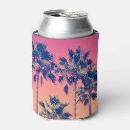 Porta-lata Tropical Vintage Palm Trees Girly