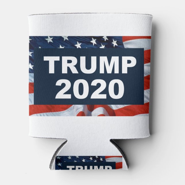 Porta-lata Trump 2020 American Fag (Frente)