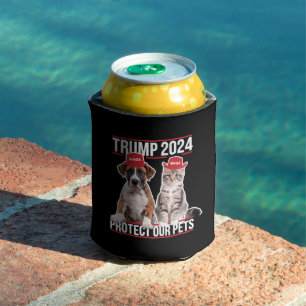 Porta-lata Trump 2024 Proteja Nossos Animais de Estimação Gat