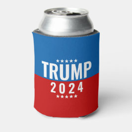 Porta-lata Trump 2024 Red and Blue w/Stars