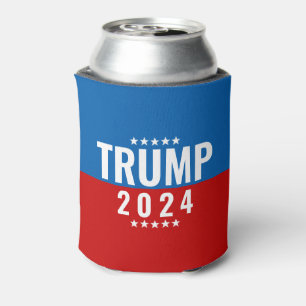 Porta-lata Trump 2024 Red and Blue w/Stars