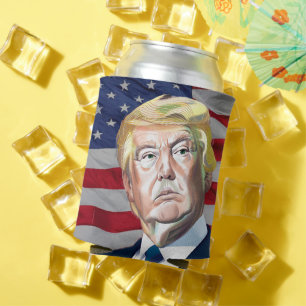 Porta-lata Trump 45º Presidente dos EUA - Presente