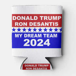Porta-lata Trump DeSantis 2024 My Dream Team