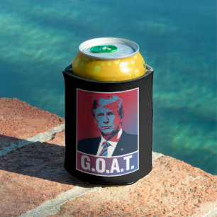 Porta-lata Trump GOAT Eleição 2024 Republicano Vintage