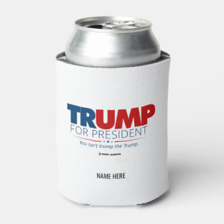 Porta-lata Trump Presidente Seu Nome 2024 Eleição Partido