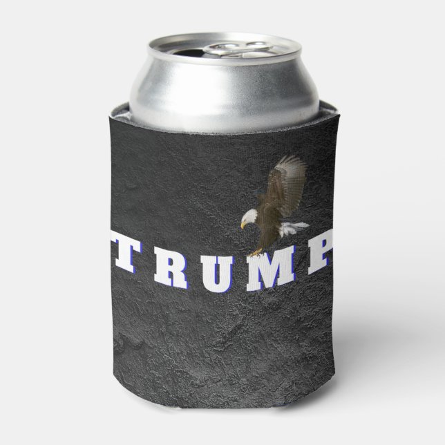 Porta-lata Trump Text em Black Rock (Can Front)