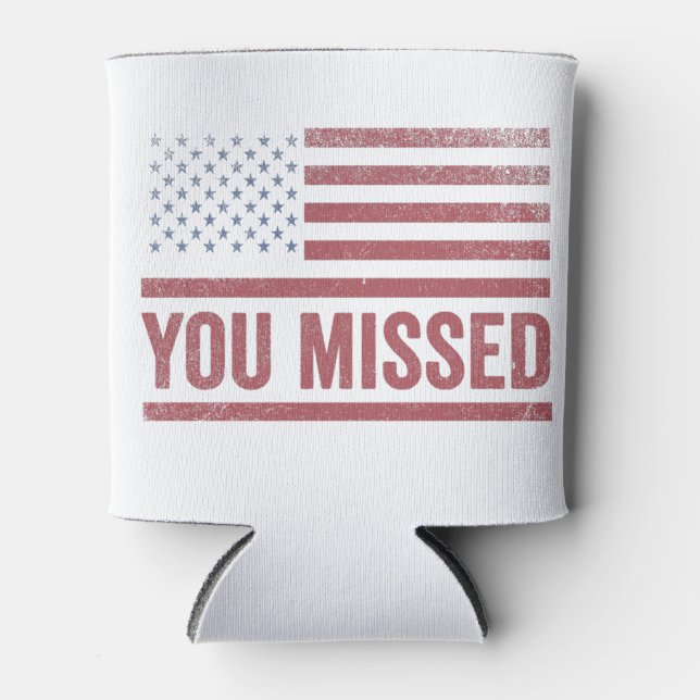 Porta-lata Trump Vance Election Feia Christmas Sweater (Frente)