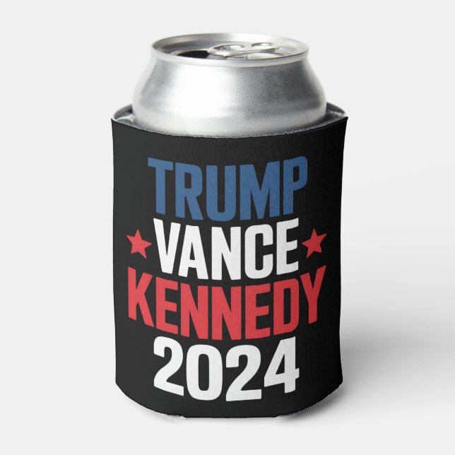 Porta-lata Trump Vance Kennedy Presidente 2024 Eleição (Can Front)