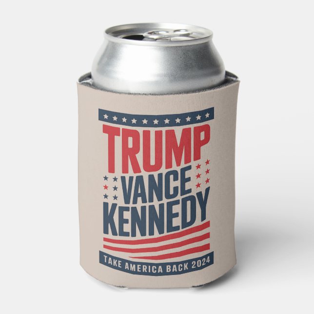Porta-lata Trump Vance Kennedy Retome A América 2024 (Can Front)