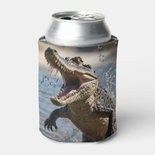 Porta-lata Tubarão Assustador Australiano Pulando Crocodilo