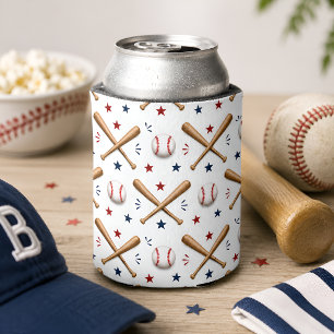 Porta-lata Tudo Americano Resfriador de Lata de Beisebol Fest