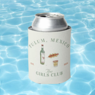 Porta-lata Tulum Mexico Girls Club Can Cooler