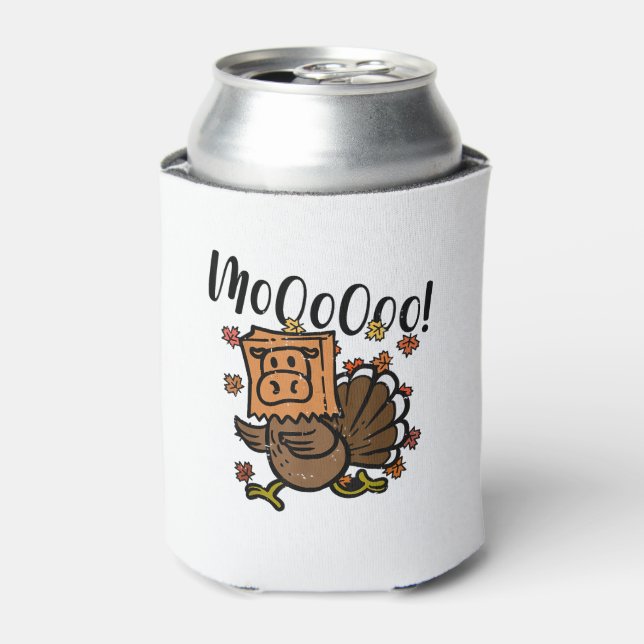 Porta-lata Turca Moo Eu sou uma Vaca Falsa Engraçada Ação de  (Can Front)