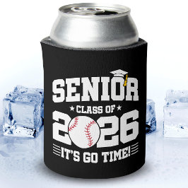 Porta-lata Turma de 2026 É Hora de Ir Beisebol Graduado