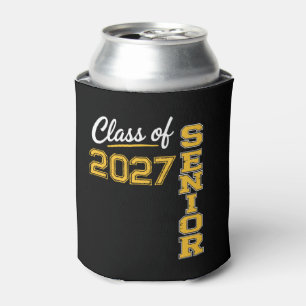Porta-lata Turma De 2027 Sênior 27 Graduação Ouro Amarelo