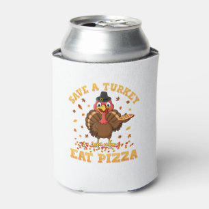 Porta-lata TURQUIA COME PIZZA Camisa Adulto Vegan Crianças En