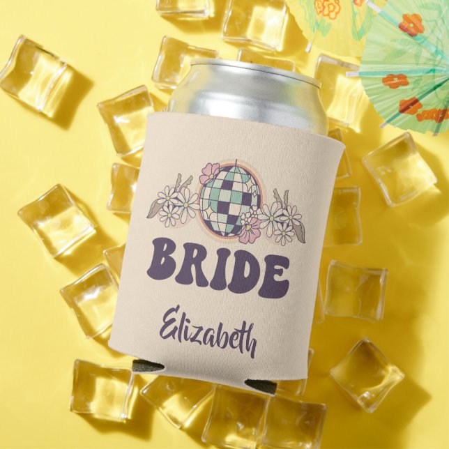 Porta-lata Última Bachelorette de Retro Disco (Verão in situ)